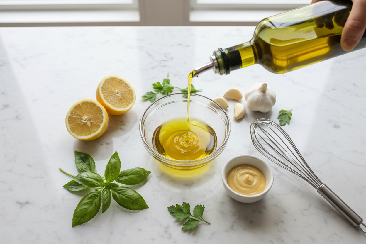 Homemade Salad Dressing: 10 Olive Oil-Based Recipes