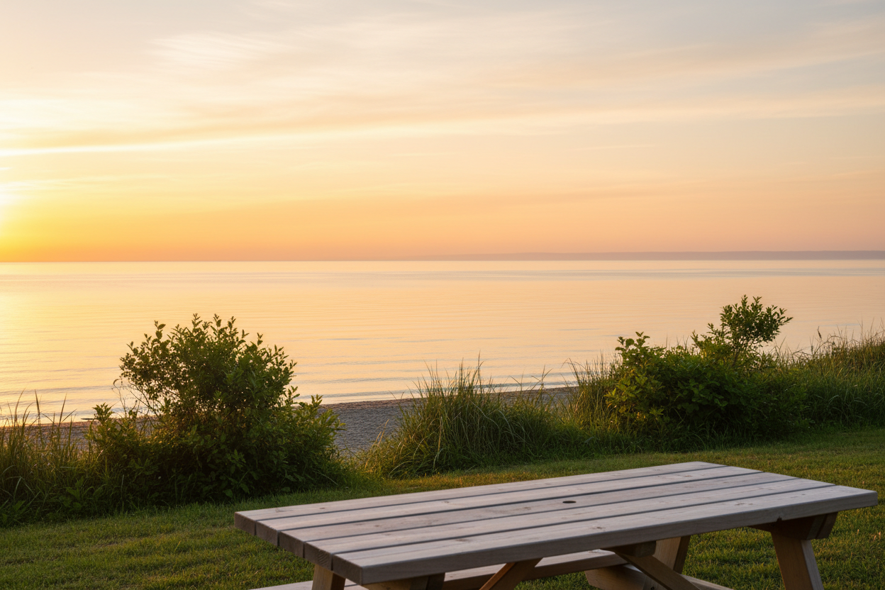 Sunrise over the ocean. Perfect place to take a morning shot of olive oil.
